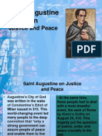 Saint Augustine On: Justice and Peace