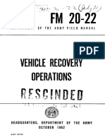 FM20-22 Vehicle Recovery Operations 1962