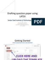 Question Paper Using LaTeX