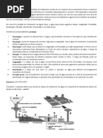 Tratamento de Agua Exercicios