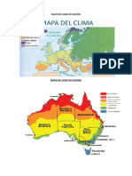 Mapa de Clima de Europa