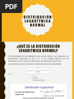 Distribución Logarítmica Normal