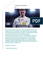 Cara Settings FIFA 18 Controller Agar Seperti PES