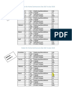 Home Communion Roster Dec 2017 To Apr 2018