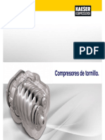 Funcionamiento de Compresores de Tornillo