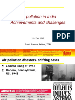 Air pollution in India: Achievements and challenges