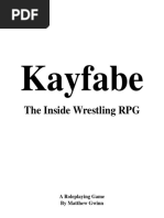 Kayfabe - EKG - The Inside Wrestling RPG Core Rulebook PDF