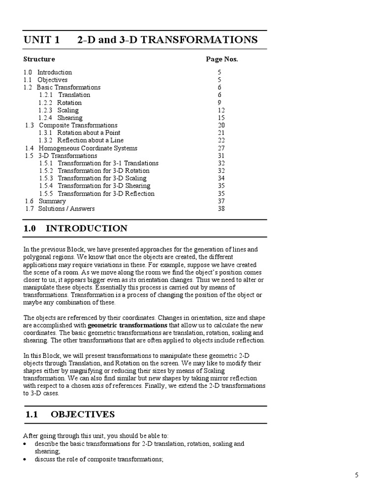 Chapter 2 Theory IMP | PDF | 2 D Computer Graphics | Cartesian ...