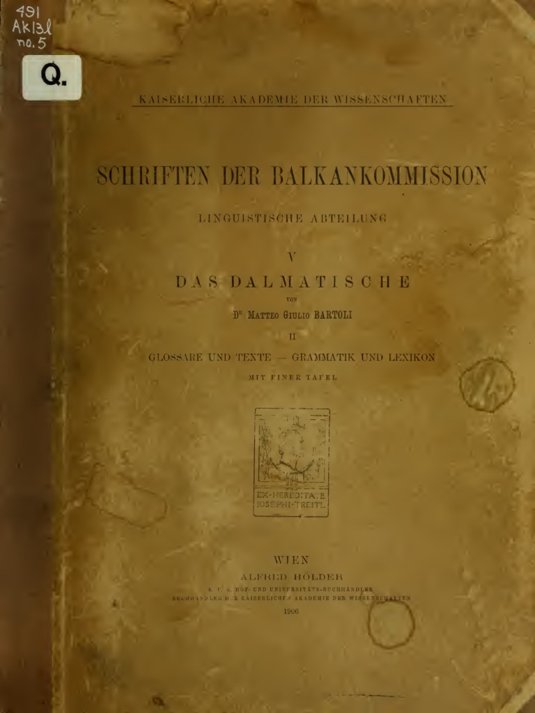 Das Dalmatisch Matteo Bartoli