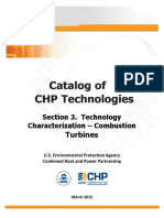 Catalog of Chp Technologies Section 3. Technology Characterization - Combustion Turbines