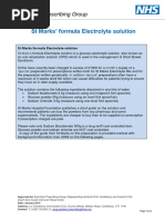 ST Marks Formula Electrolyte Solution - EKPG Information - Jan 2015