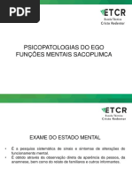 Funções Do Ego e Suas Patologias