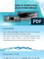 Application of Hydrologic Principles in Storm Sewage 1