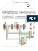 Comparador de Magnitud de 8 Bits 74ls85
