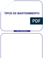 Tipos de Mantenimiento