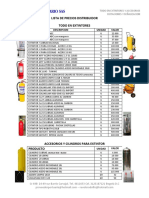 Lista de Precios Distribuidor Rabelo