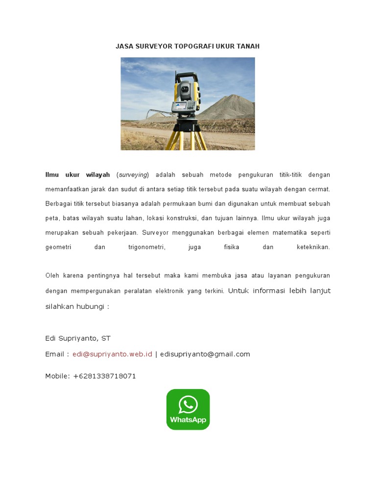 081338718071-Jasa Surveyor Topografi Ukur Tanah Jasa Surveyor ...