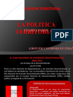 Expo - La Politica Territorial