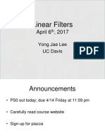 Linear Filters: April 6, 2017