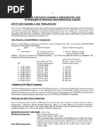 VHF HF Radio Frequencies Tables-RYA