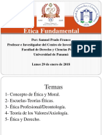 Presentación: Ética Fundamental. Por: Samuel Prado Franco.