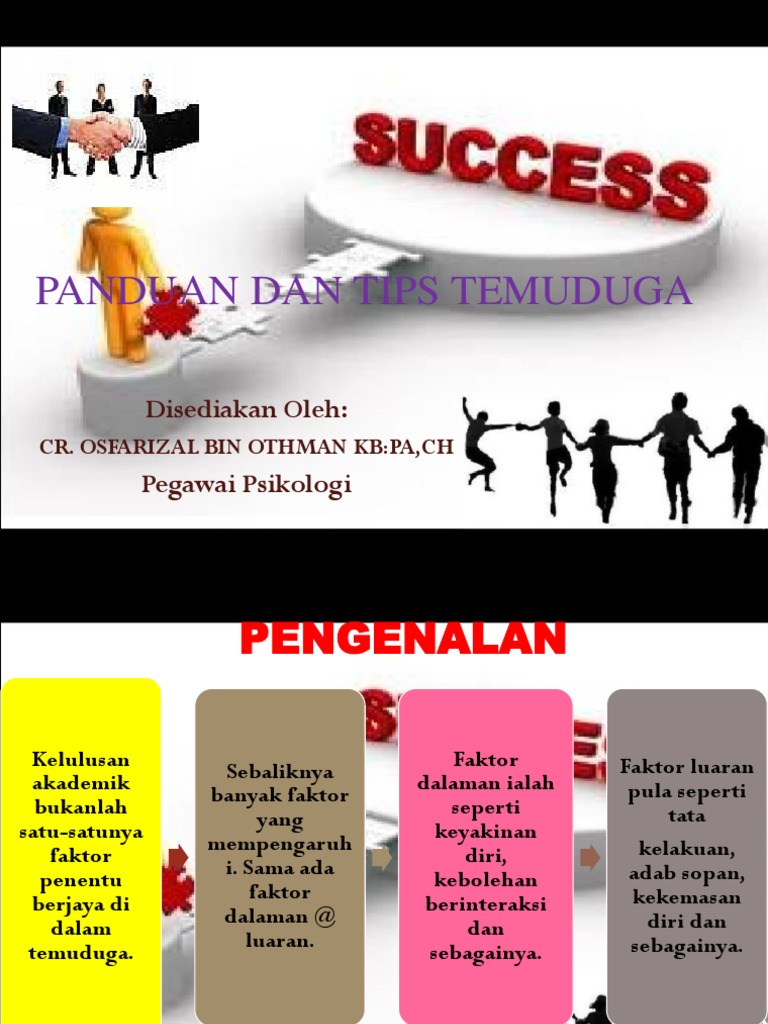 Tips Persiapan Temuduga Kerja | PDF | Karier & Perkembangan | Bisnis