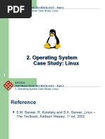 Operating System Case Study: Linux