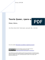 2 Pérez - Teoría Queer para Qué