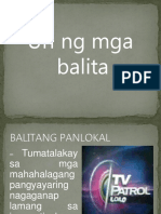 Uri NG Balita