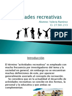 Actividades Recreativas