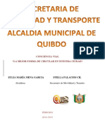 Empalme Movilidad 2012-2105 Quibdo