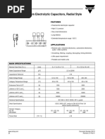 Capacitor Electrolitico - Datasheet