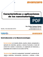 Características y aplicaciones de los nanomateriales en