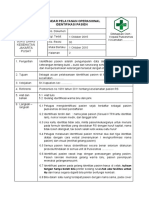 Contoh Sop Identifikasi Pasien