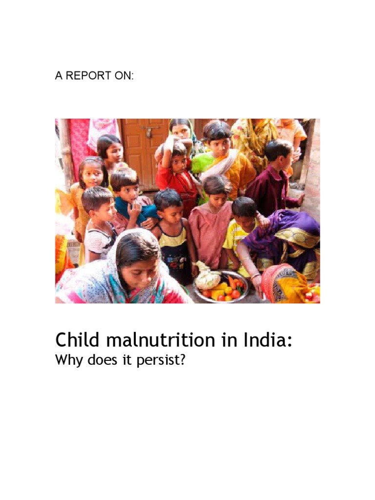 Causes of Child Malnutrition in India | PDF | Social Science