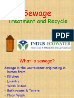 Treated Sewage Recycling Benefits