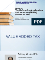 Fabian & Associates, CPAs-TRAIN- VAT, Percentage and Excise Tax