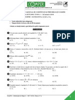 Subiect Comper Matematica EtapaI 2017 2018 ClasaV