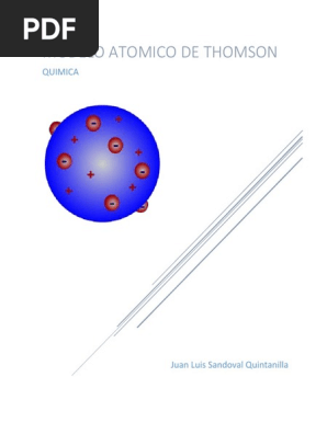El Modelo Atómico De Thomson átomos Núcleo Atómico