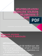 Sencibilizacion Residuos Solidos Peligrosos