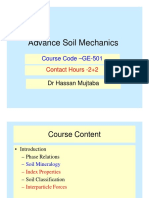 Advanced Soil Mechanics Lec 1 Basic Introduction