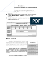 Práctica 8. Trabajar Con Funciones Estadísticas y Matemáticas