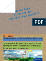 Peta Konsep How Does Rain Happen