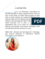 Dr. Devika Chopra and Hope Clinic