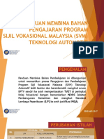 Panduan Bahan Pengajaran Untuk Program SVM