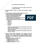 Cara Operasionalkan Mesin Ekg