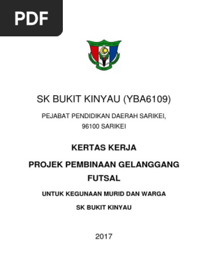 Kertas Kerja Mohon Gelanggang Futsal Pdf