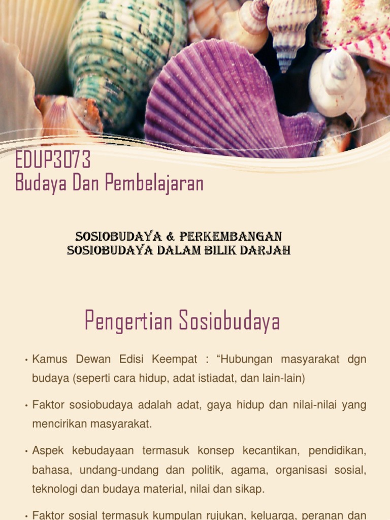 Budaya Dan Pembelajaran Pdf