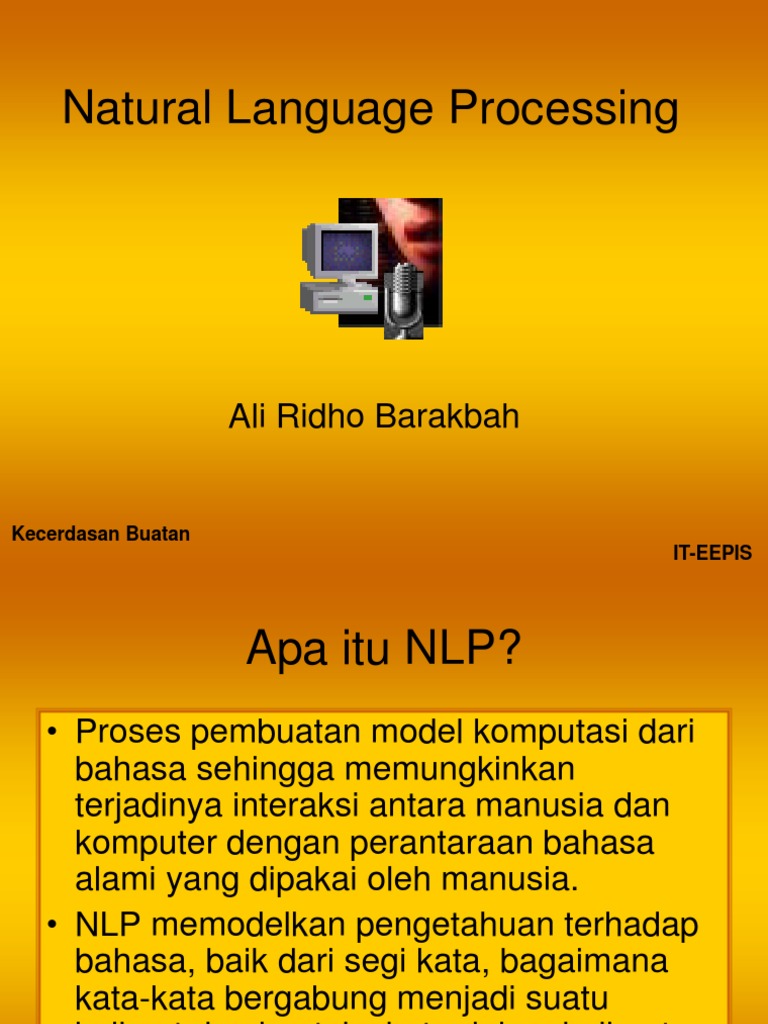 Dasar-Dasar NLP dan Aplikasinya | PDF | Karier & Perkembangan | Seni ...