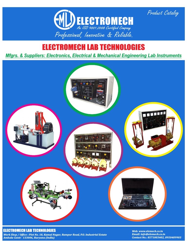 Electromech Lab Technologies Catalog | PDF | Operational Amplifier ...